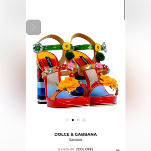 Beautiful Dolce Gabbana sandals